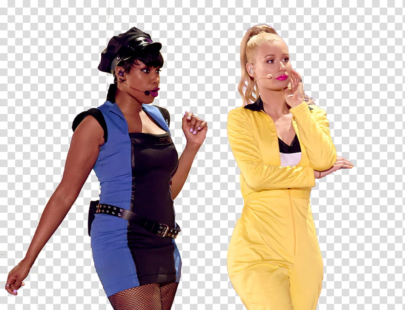 Iggy Azalea y Jennifer Hudson transparent background PNG clipart