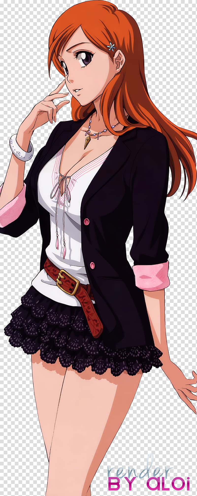 INOUE Orihime render transparent background PNG clipart