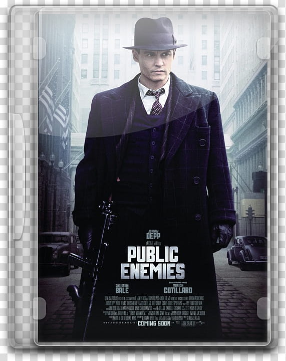 Public Enemies DVD Case Set, public_enemies_v icon transparent background PNG clipart