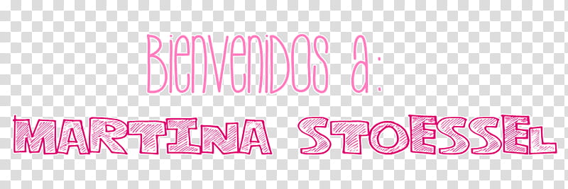 Texto Bienvenidos a Martina Stoessel transparent background PNG clipart