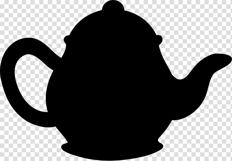 Tennessee Teapot, Mug, Kettle, Cup, Silhouette, Black M, Blackandwhite, Tableware transparent background PNG clipart