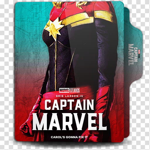 Captain Marvel  Folder Icon V, V transparent background PNG clipart