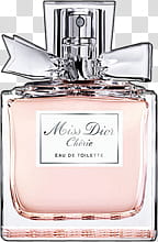 Girly Cute Stuff, Miss Dior Cherie eau de toilette bottle transparent background PNG clipart