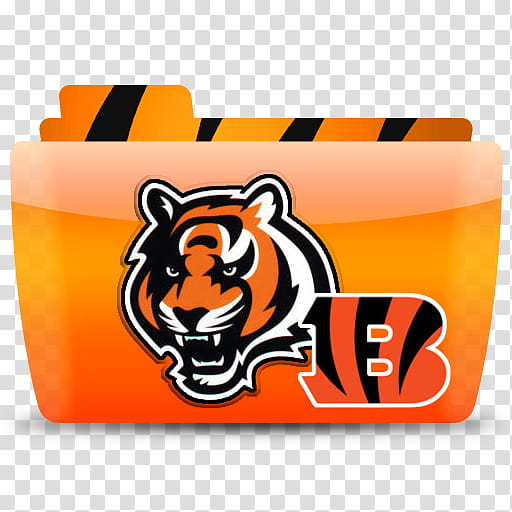 ColorFlow Cincinnati Bengals, bengalsfolder icon transparent background PNG clipart