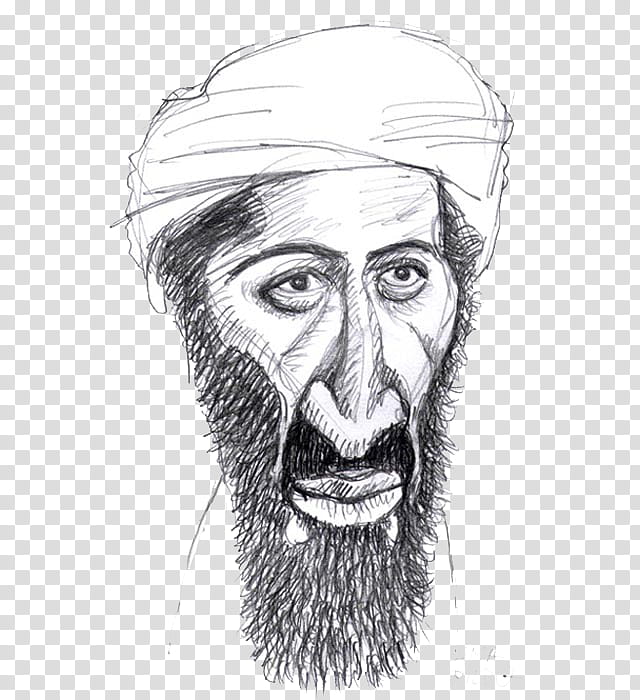 Moustache, Death Of Osama Bin Laden, Caricature, Drawing, Cartoon, Editorial Cartoon, Visual Arts, Portrait transparent background PNG clipart
