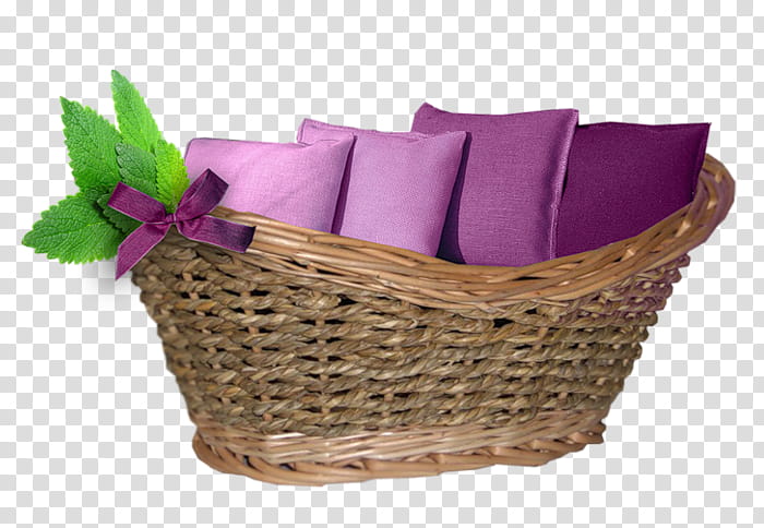 wicker basket violet storage basket purple, Gift Basket, Flowerpot, Present, Home Accessories transparent background PNG clipart