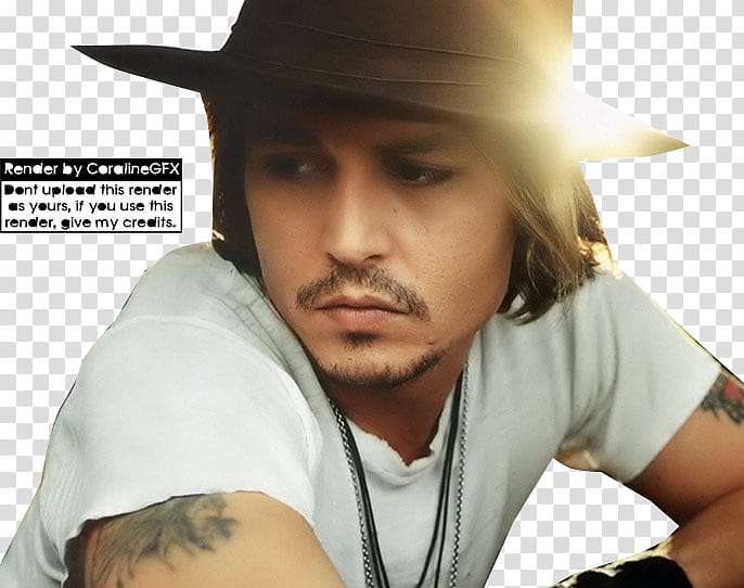 Johnny Depp Render transparent background PNG clipart