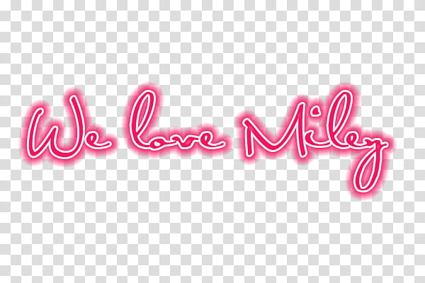 We Love Miley transparent background PNG clipart
