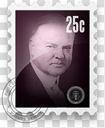Presidents of the th Century, H. Hoover transparent background PNG clipart