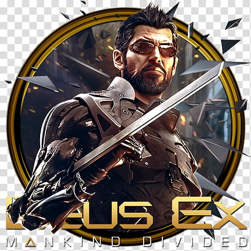 Deus Ex Mankind Divided Dock Icon transparent background PNG clipart