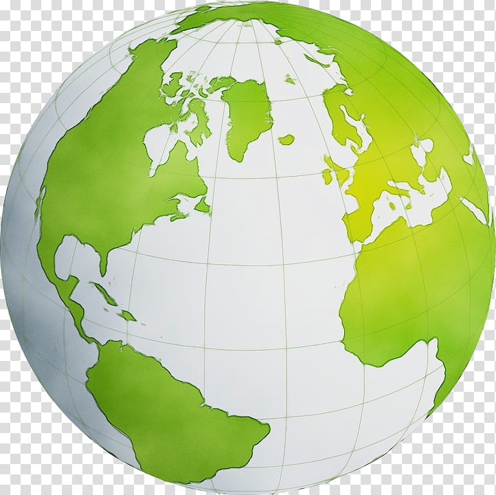 green globe world earth interior design, Watercolor, Paint, Wet Ink, Planet, Map transparent background PNG clipart