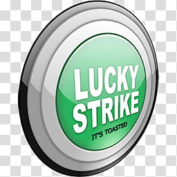 Lucky Strike Dock Icons, P MentholLights x transparent background PNG clipart