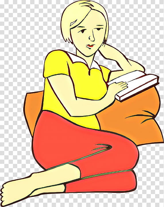 Young Women, Young Girl Reading, Women, Woman, Book, Sitting, Cartoon, Finger transparent background PNG clipart