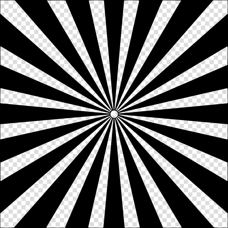 starburst, black and white transparent background PNG clipart