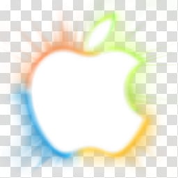 Ultimate Icons Windows Mac, Glow Win+App Reflection, white Apple logo illustration transparent background PNG clipart