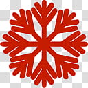 red snowflakes icon transparent background PNG clipart