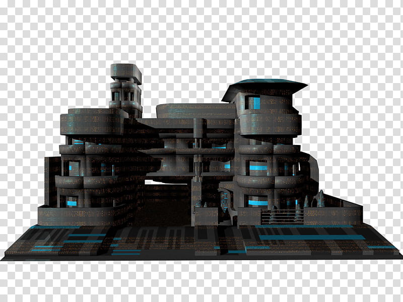 Sci Fi Building transparent background PNG clipart