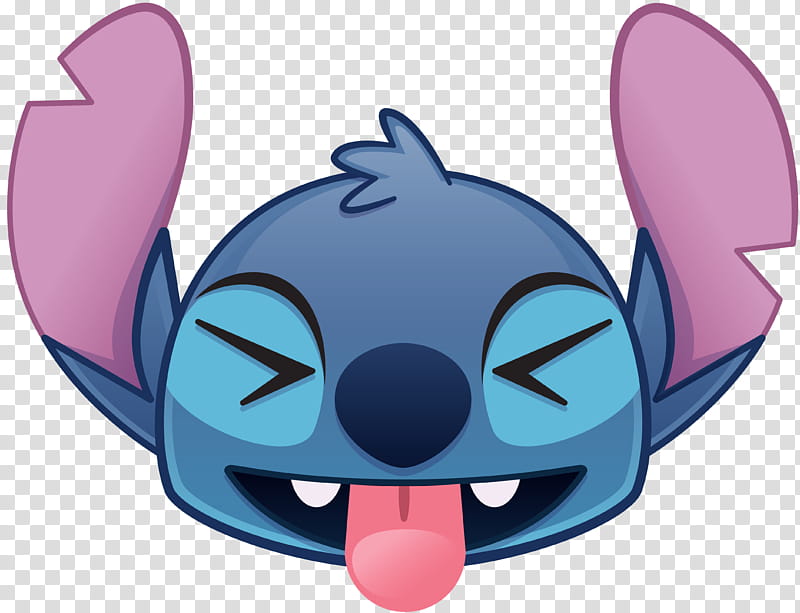 Disney Stitch emoji transparent background PNG clipart