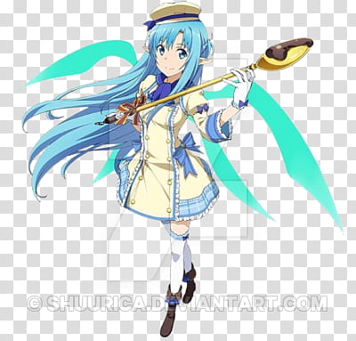 Undine Asuna Valentine&#;s Card transparent background PNG clipart