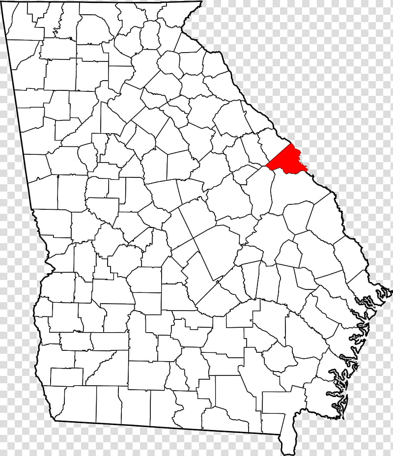 Map, Walton County, Laurens County Georgia, Floyd County, Gilmer County, Franklin County, Pulaski County, Line transparent background PNG clipart