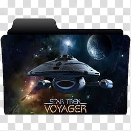 Star Trek Voyager, Star Trek Voyager Folder icon transparent background PNG clipart
