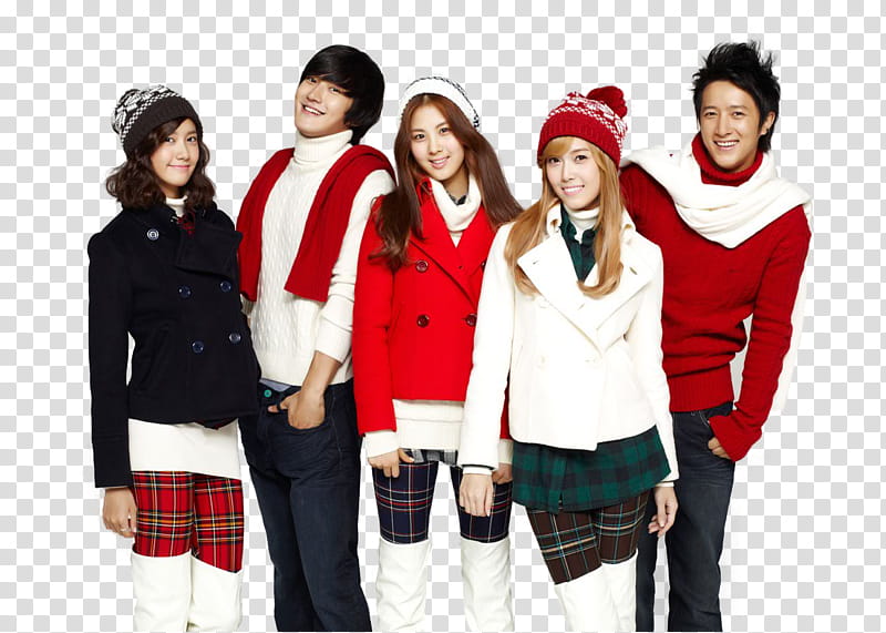 SNSD e Super Junior SPAO render, women's white coat transparent background PNG clipart