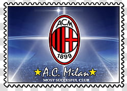 AC Milan stamp  transparent background PNG clipart