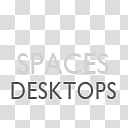 Gill Sans Text Dock Icons, spaces, spaces desktops text transparent background PNG clipart