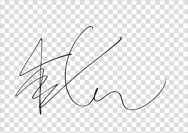 EXO Signature, black signature illustration transparent background PNG clipart
