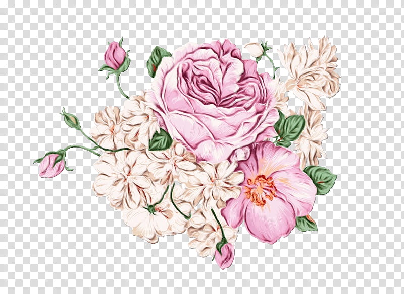 Pink Flower, Garden Roses, Sticker, Wall Decal, Peony, Floral Design, Simple Shapes Peony Flowers Wall Sticker, Sticker Art transparent background PNG clipart