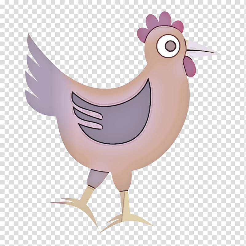 bird cartoon chicken rooster beak, Pigeons And Doves, Live transparent background PNG clipart