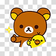 Facebook Rilakkuma stickers by transparent background PNG clipart