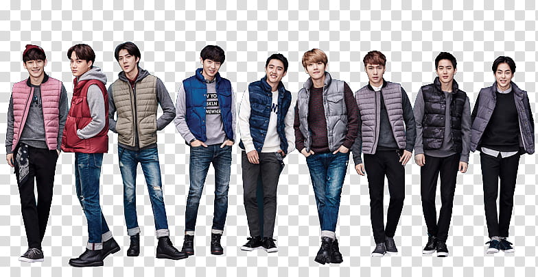 EXO Render Spao, K-Pop boy group transparent background PNG clipart