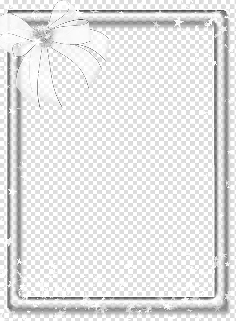 white border line frame transparent background PNG clipart