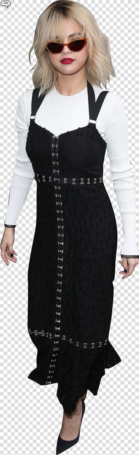 SELENA GOMEZ,,SAM () transparent background PNG clipart