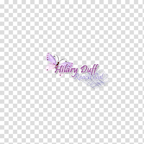 Hilary Duff, Hilary Duff Reach Out text transparent background PNG clipart