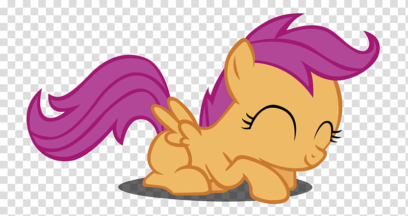 Happy Scootaloo Redone transparent background PNG clipart