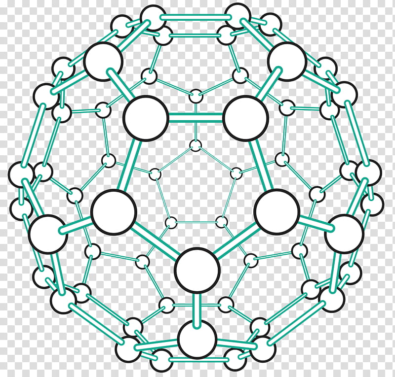 White Circle, Fullerene, Buckminsterfullerene, Molecule, Carbon, Nanostructure, Nanotechnology, Symmetry transparent background PNG clipart