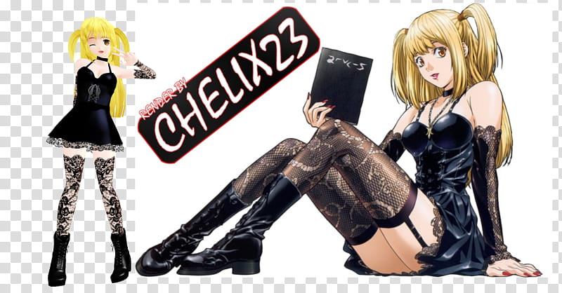 MMD Misa Amane Death Note transparent background PNG clipart