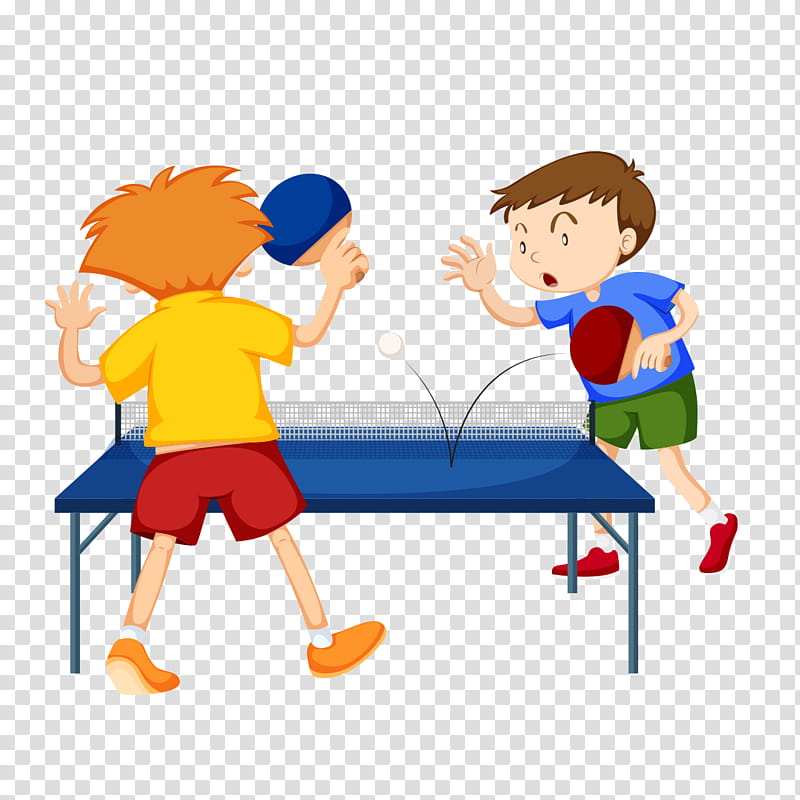 Kids Playing, Ping Pong, Cartoon, Drawing, Comics, Boy, Child, Ball transparent background PNG clipart