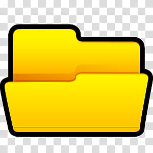 Sleek XP Basic Icons, Folder Open, yellow folder icon transparent background PNG clipart
