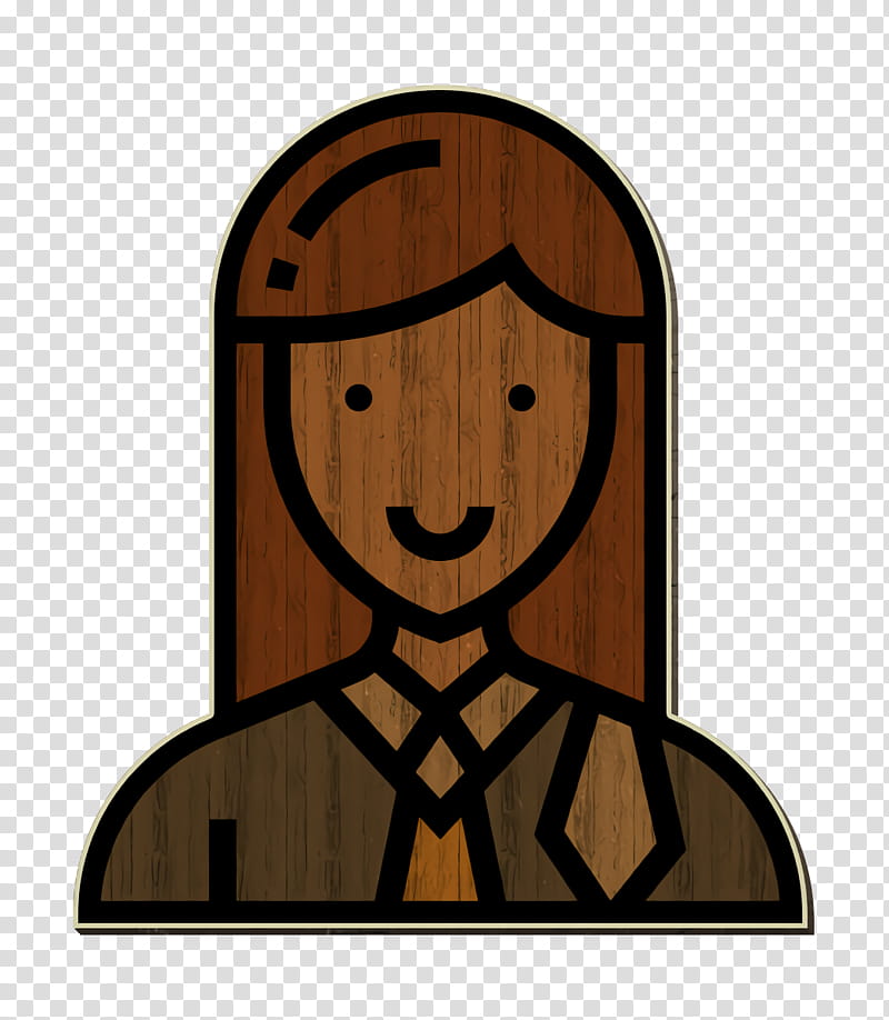 Lawyer icon Careers Women icon, Cartoon, Smile transparent background PNG clipart