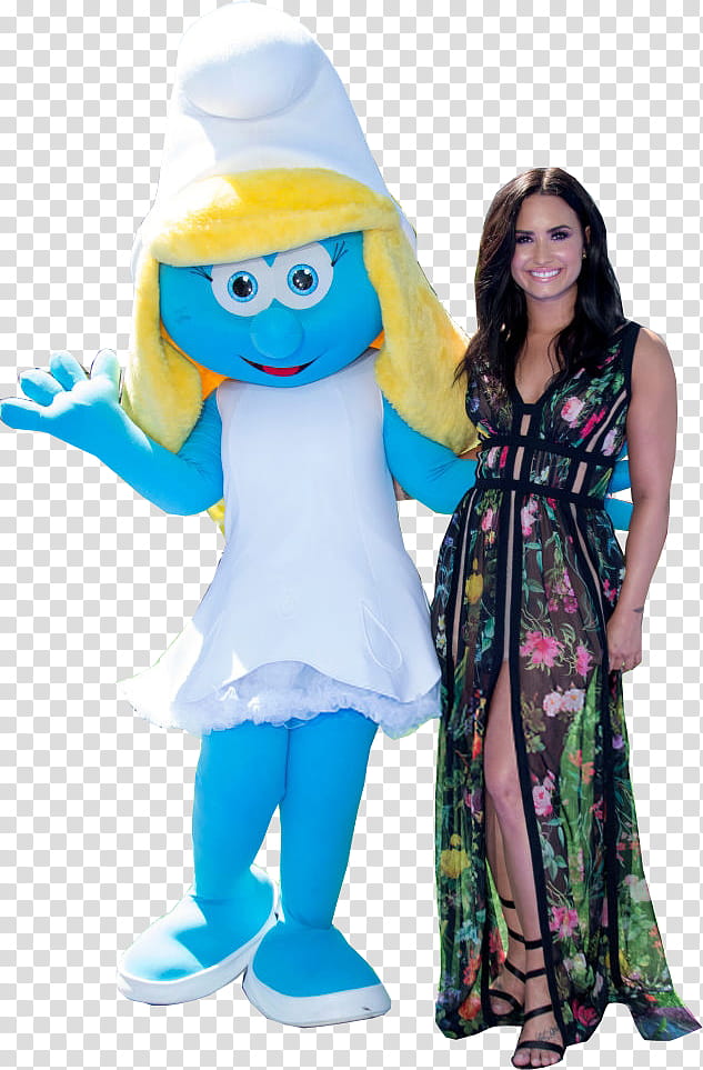 Demi Lovato Smurfs The Lost Villag, actress-demi-lovato-attends-columbia-s-and-sony-s-of--id transparent background PNG clipart