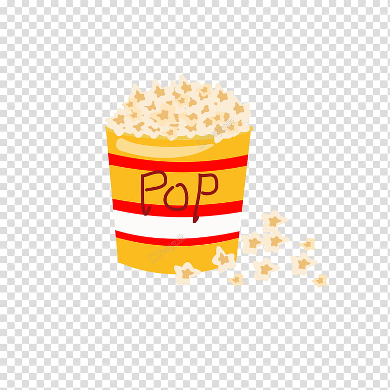 Popcorn, Animation, Cartoon, Drawing, cdr, Yellow, Snack, Logo transparent background PNG clipart