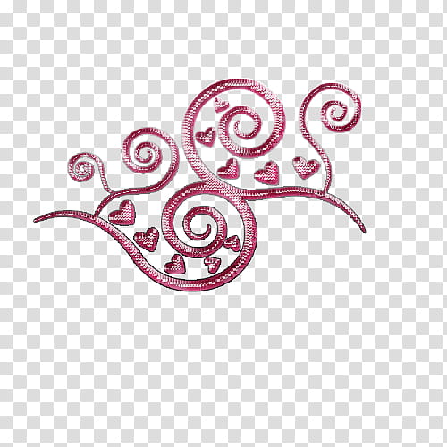 pink heart floral transparent background PNG clipart