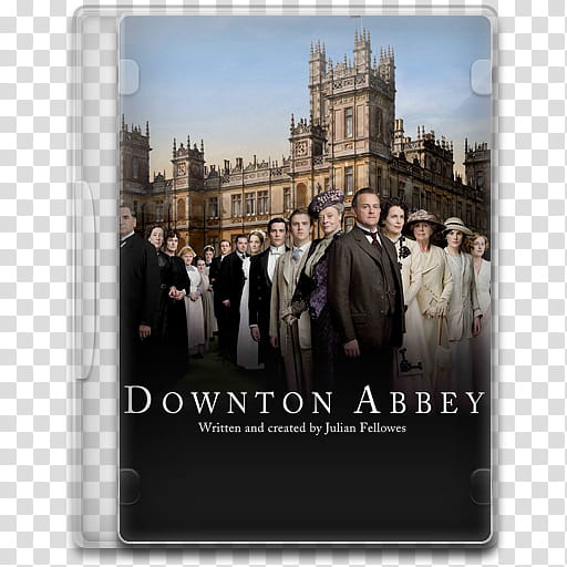 TV Show Icon Mega , Downton Abbey, Downtown Abbey DVD case transparent background PNG clipart