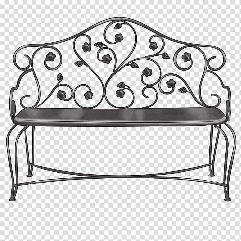 Coffee table, Furniture, Bench, Outdoor Furniture, Outdoor Bench, Iron, Sofa Tables, Metal transparent background PNG clipart