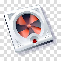 Assembly Line Computer V, grey and red exhaust fan illustration transparent background PNG clipart