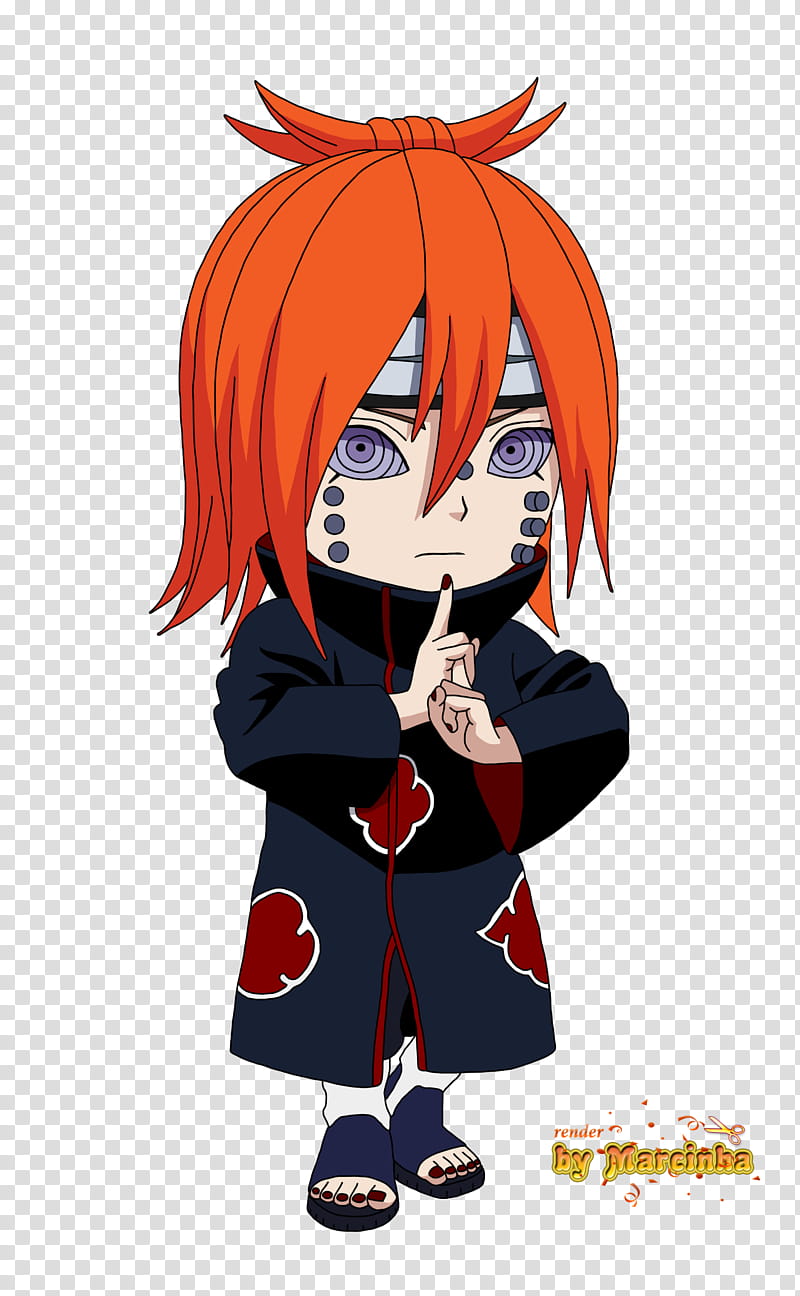 Render Chibi Pein Chikushodo, Naruto character transparent background PNG clipart