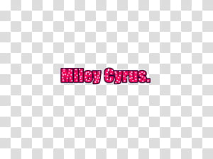 Texto Miley Cyrus transparent background PNG clipart thumbnail
